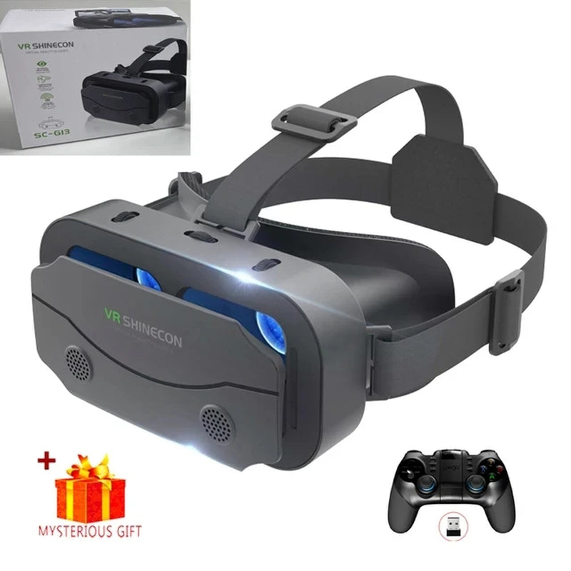 3D Virtual Reality Headset for Smartphones - VR Glasses with Advanced Lens Technology