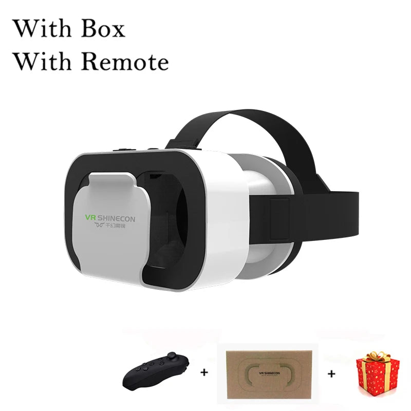 3D Virtual Reality Headset for Smartphones - VR Glasses with Advanced Lens Technology