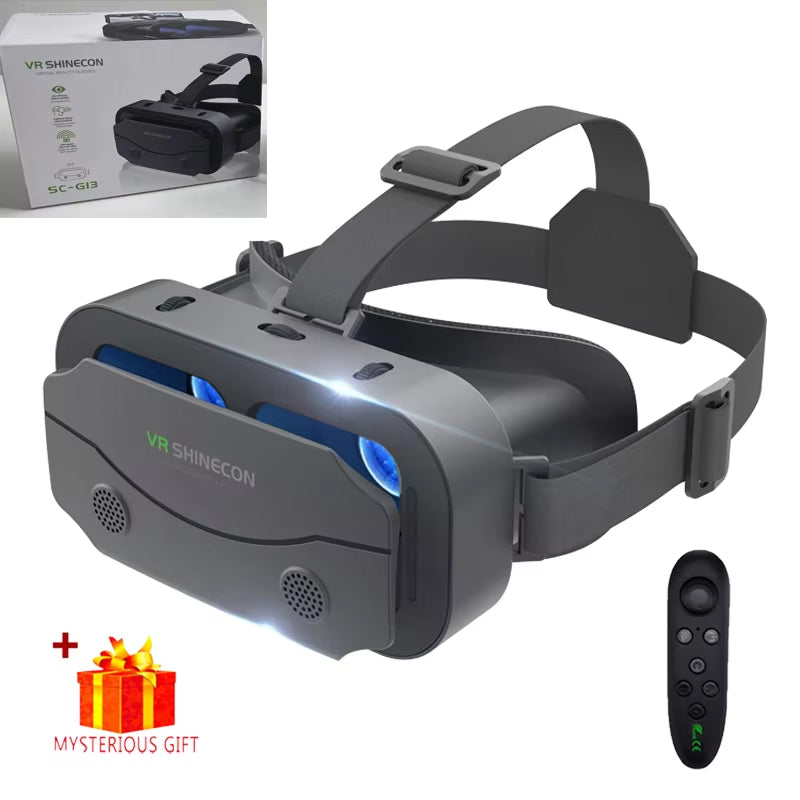 3D Virtual Reality Headset for Smartphones - VR Glasses with Advanced Lens Technology