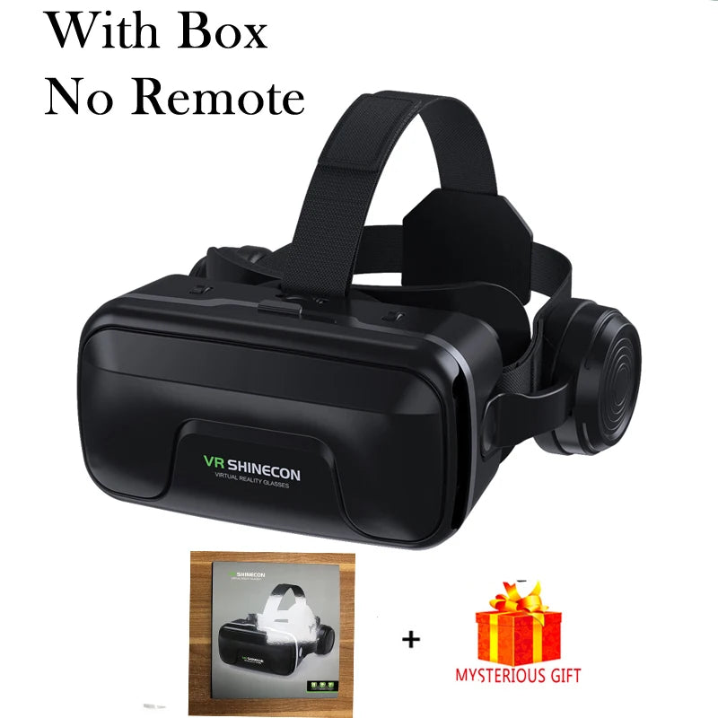 3D Virtual Reality Headset for Smartphones - VR Glasses with Advanced Lens Technology
