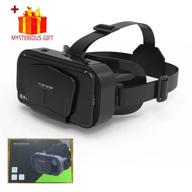 3D Virtual Reality Headset for Smartphones - VR Glasses with Advanced Lens Technology