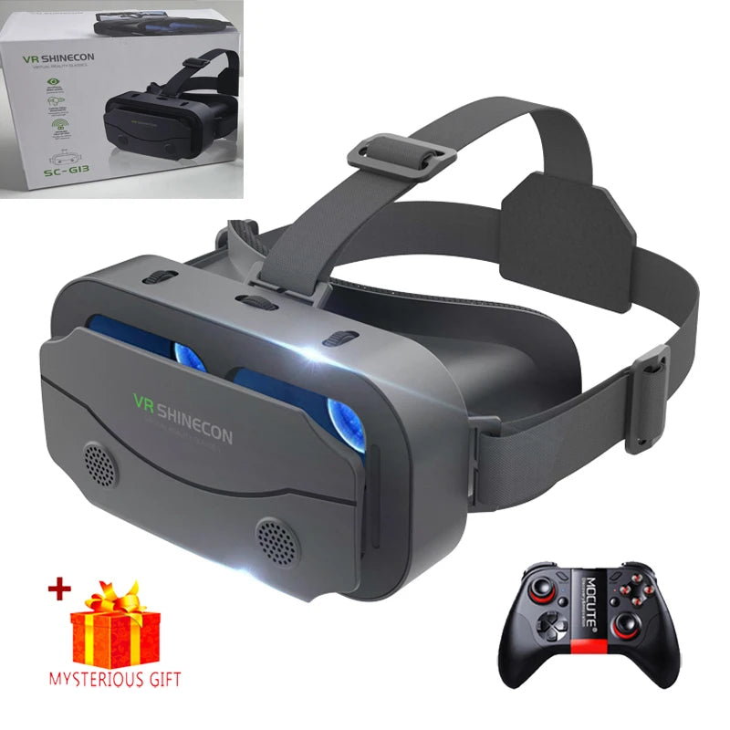 3D Virtual Reality Headset for Smartphones - VR Glasses with Advanced Lens Technology